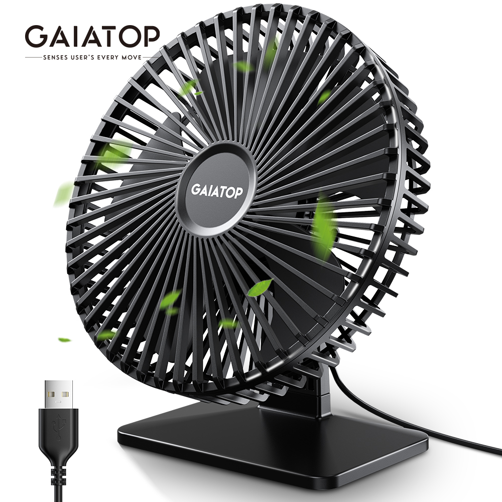 Oscillating Fan Clip - GAIATOP Desk Fan Portable USB Fan