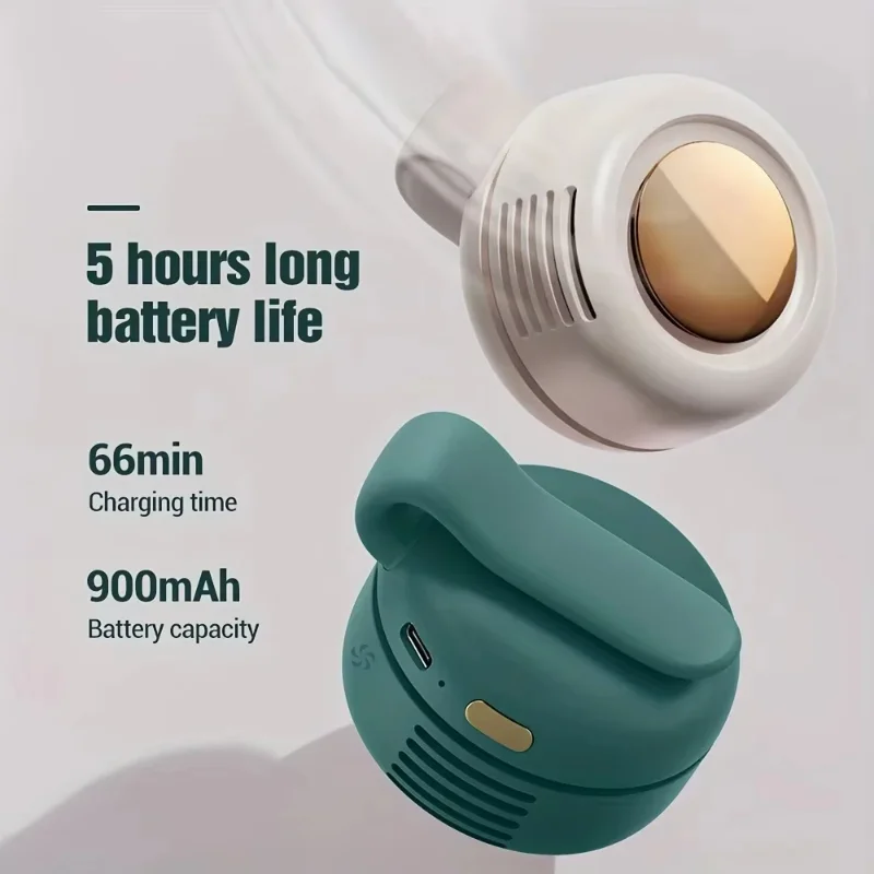 Oscillating Fan Clip - Portable Silent Fan Mini USB Rechargeable