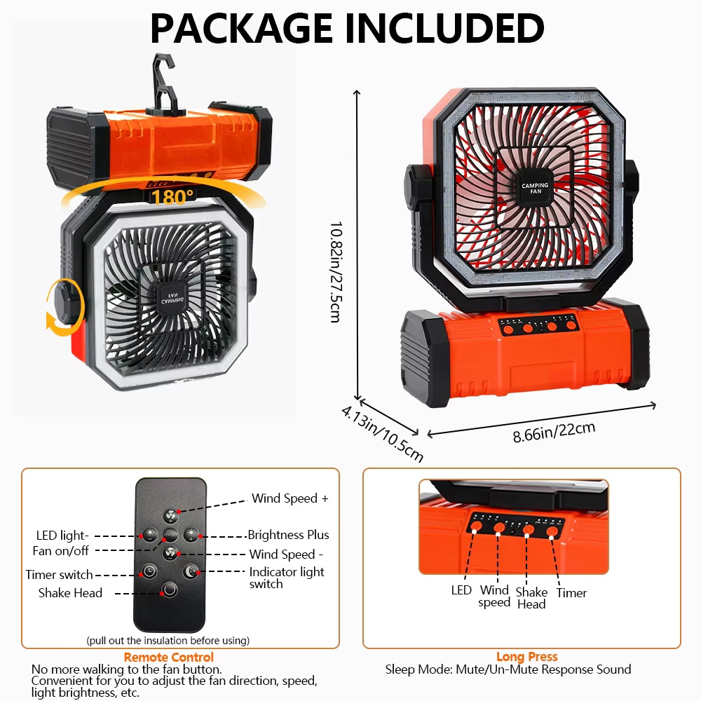 Multifunctional Portable Cooli - Oscillating Fan Clip 评论和价格