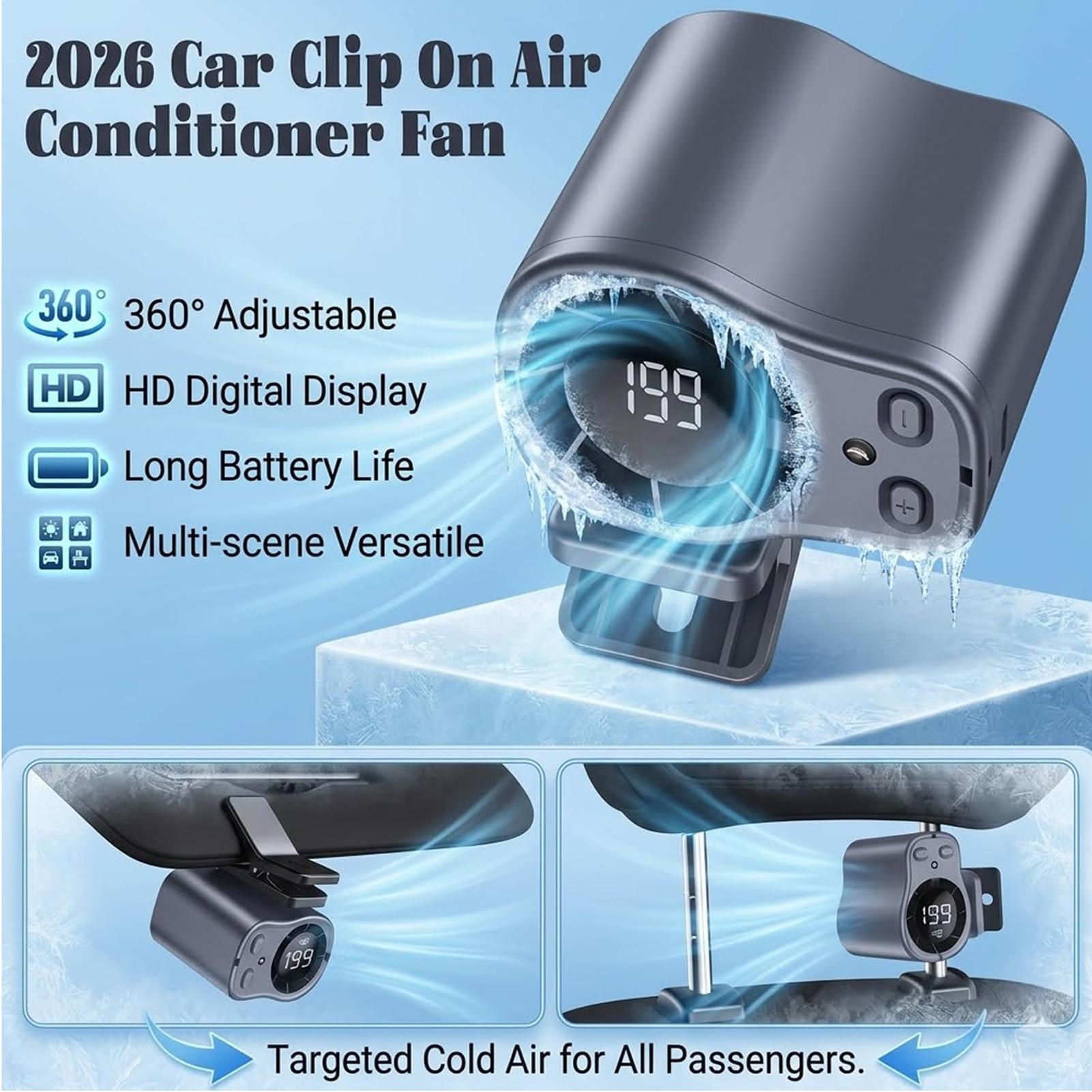 Semiconductor Cooling Car Fan  - Oscillating Fan Clip 评论和价格