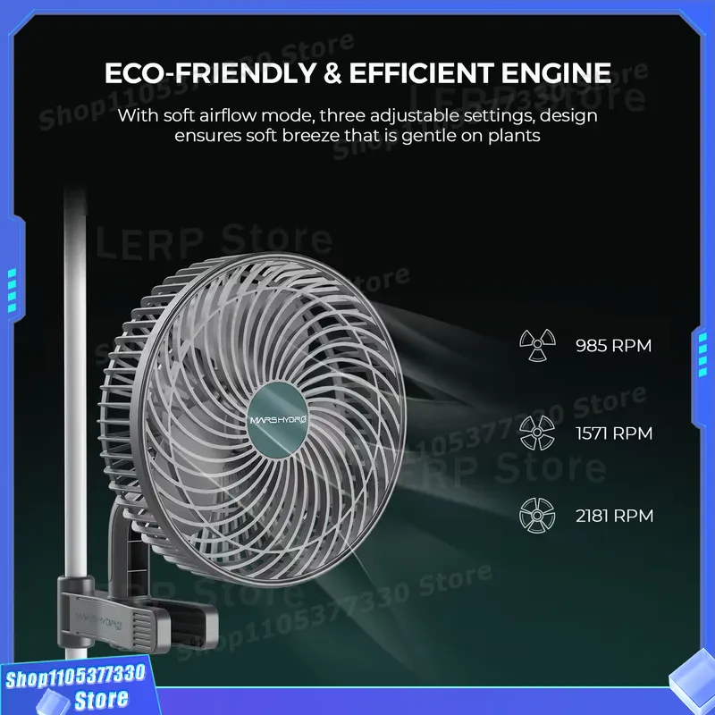 Mars Hydro 6 Inch Clip On Fan  - Oscillating Fan Clip 评论和价格