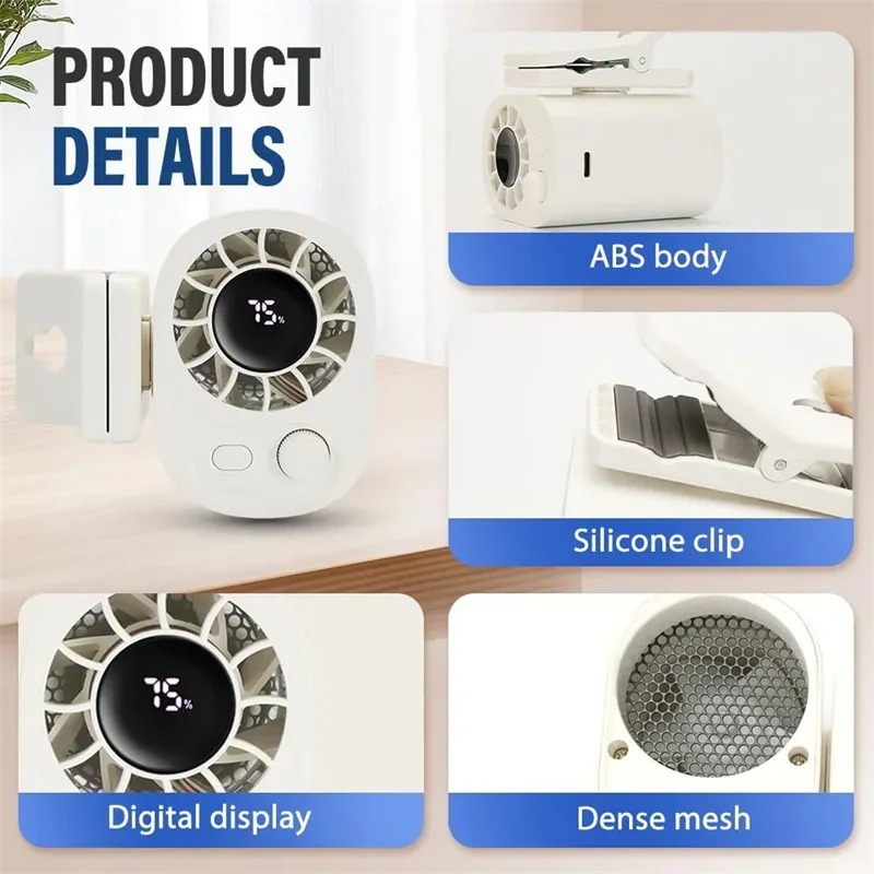 Clip-On Car Fan 360° Rotatable - Oscillating Fan Clip 评论和价格